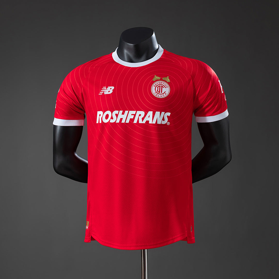 Camiseta Deportivo Toluca Local 26/27 Adultos [PLAYER VERSION]