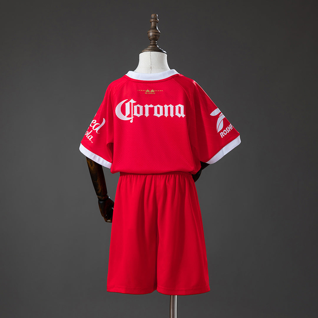 Camiseta + Short Deportivo Toluca Local 26/27 Niños