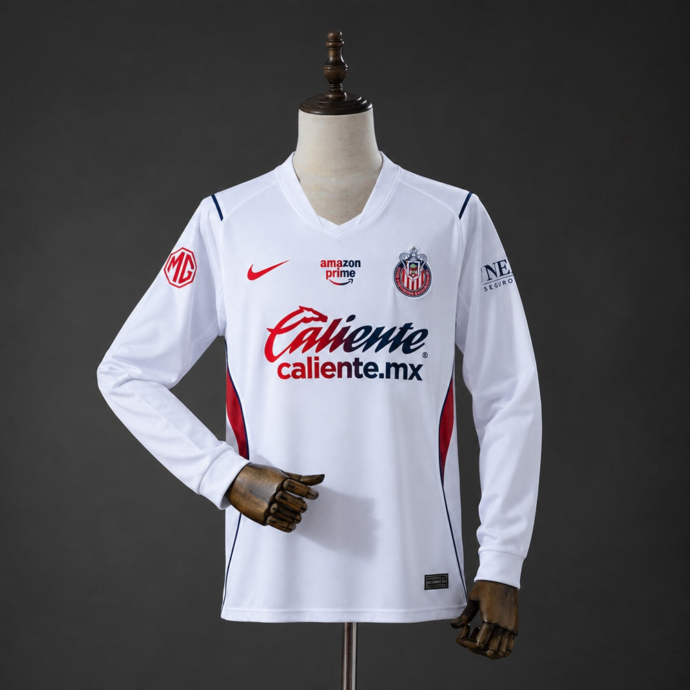 Camiseta Chivas de Guadalajara Visitante Manga Larga 26/27 Adultos