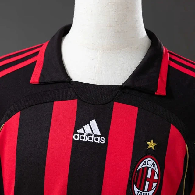 Camiseta AC Milan 2006/2007 Local Adultos Manga Larga