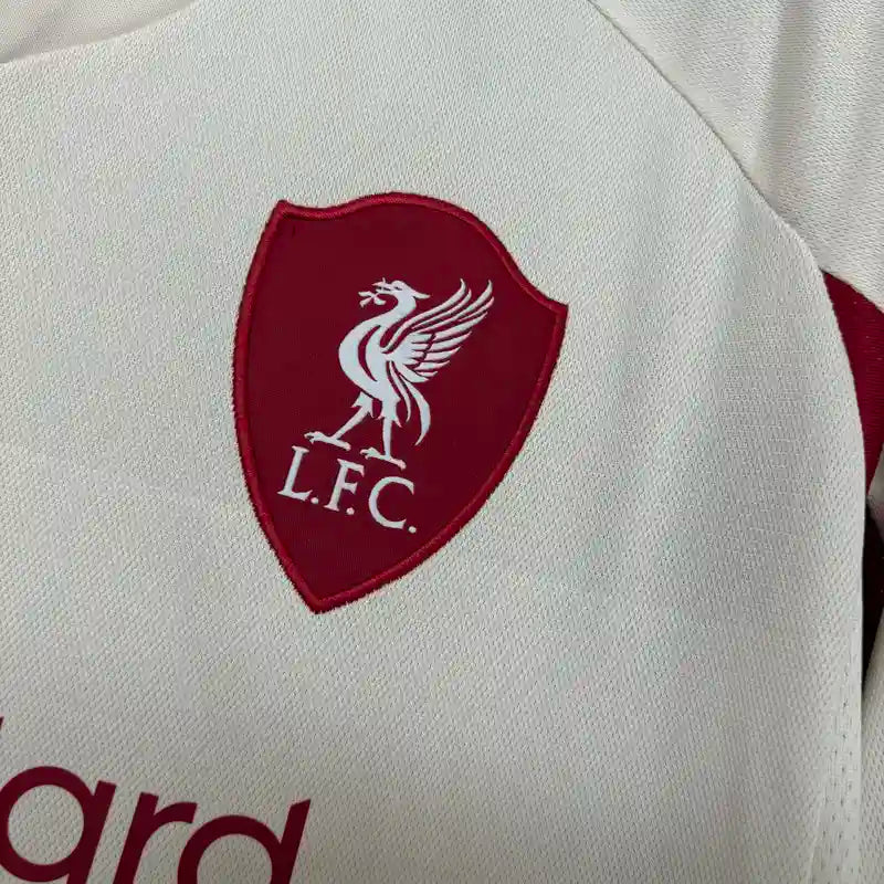 Camiseta Liverpool Visitante 25/26 Adultos Manga Larga