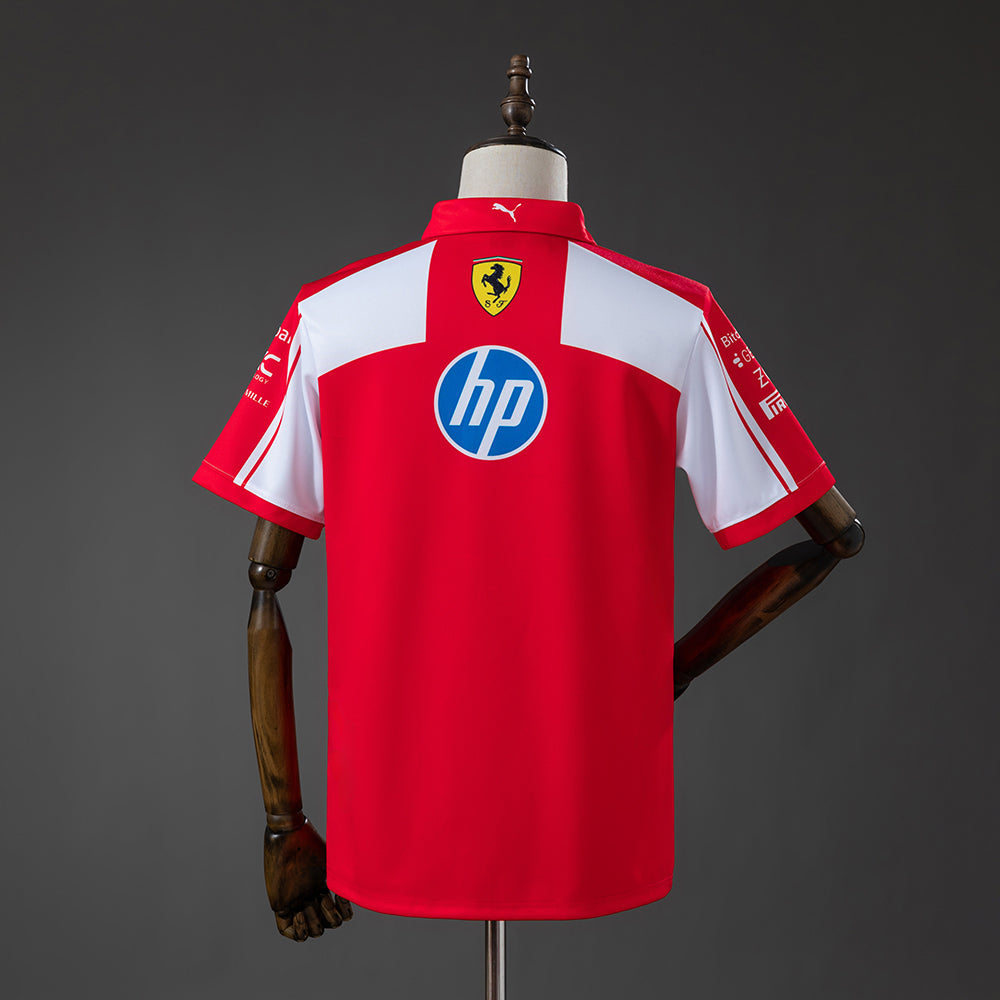 Camiseta Polo Scuderia Ferrari F1 2026 Red