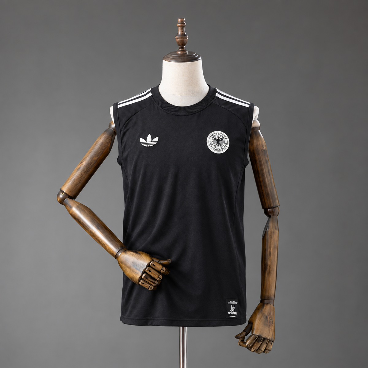 Camiseta Alemania Entrenamiento Black Sin Mangas 26/27