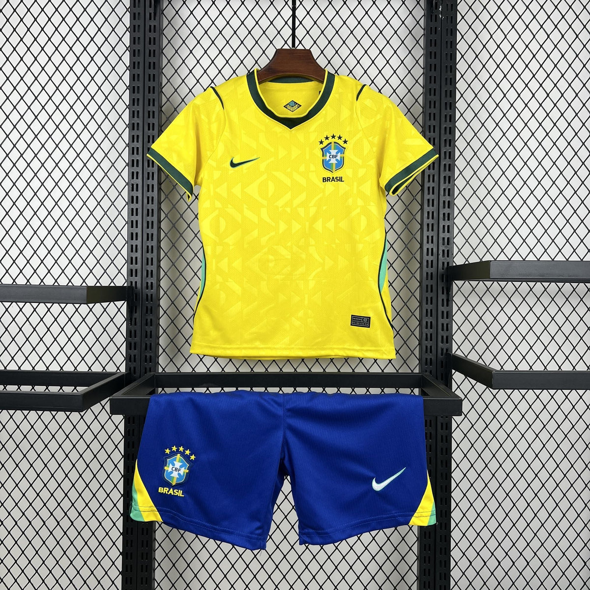 Camiseta + Short Brasil 26/27 Niños