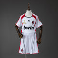 Camiseta + Short Milan Visitante 06/07 Retro Niños