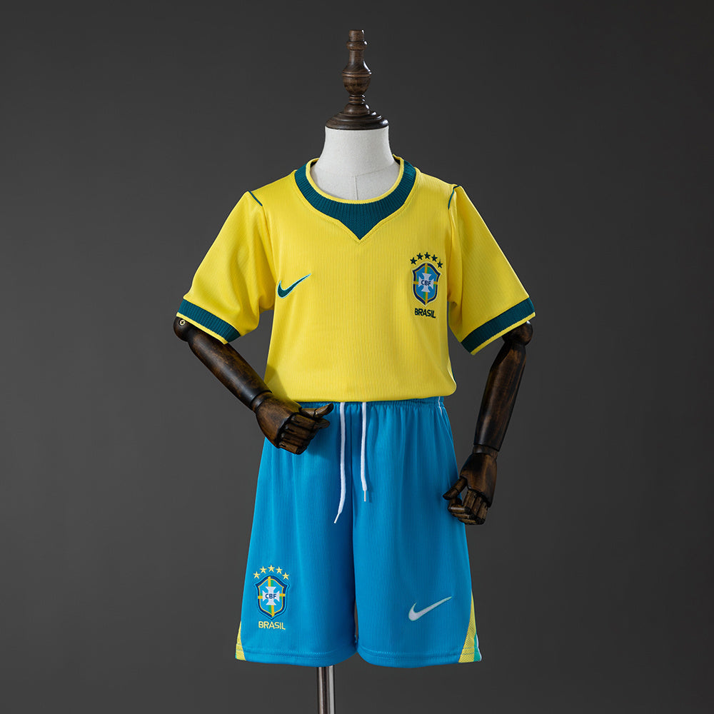Camiseta + Short Brasil 26/27 Niños