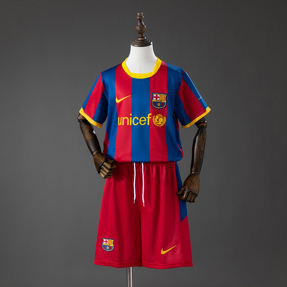 Camiseta + Short FC Barcelona 2010/11 Niños