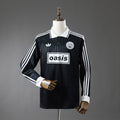 Camiseta Oasis Band Jacquard Striped Black Manga Larga Adultos