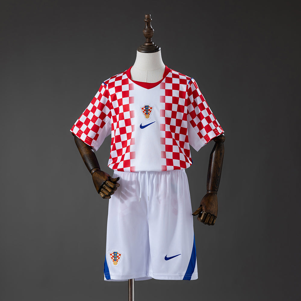 Camiseta + Short Croacia Local 26/27 Niños