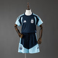 Camiseta + Short Argentina Entrenamiento Azul 26/27 Niños