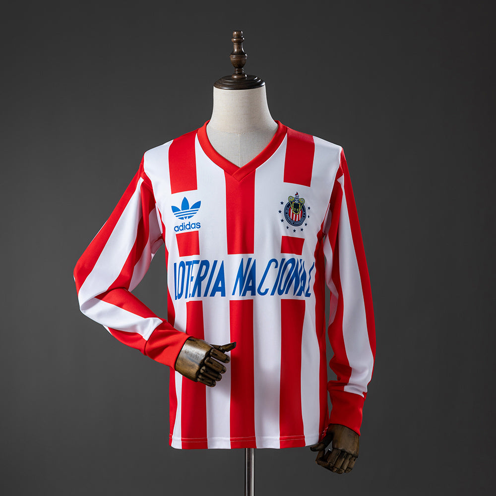 Camiseta Chivas de Guadalajara Local Manga Larga 1991/92 Adultos