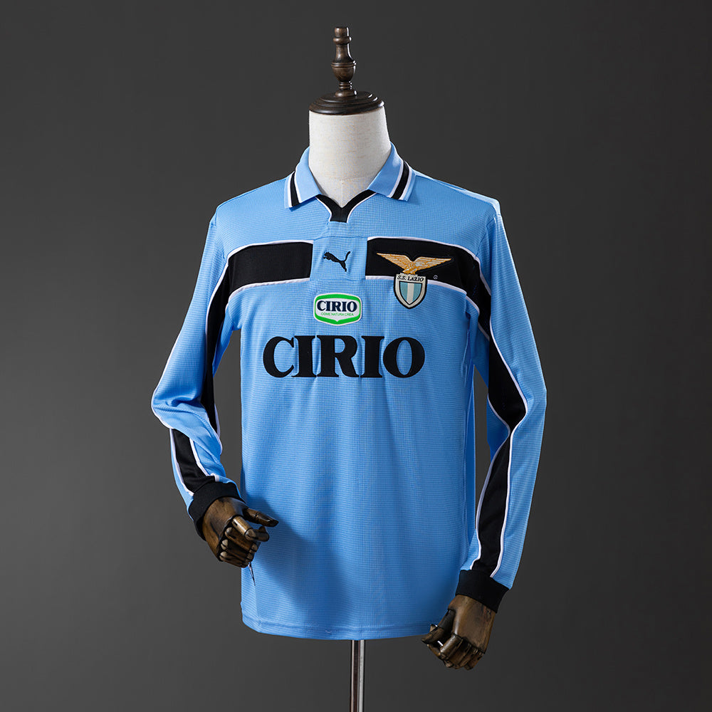 Camiseta Lazio 98/99 Local Adultos Manga Larga
