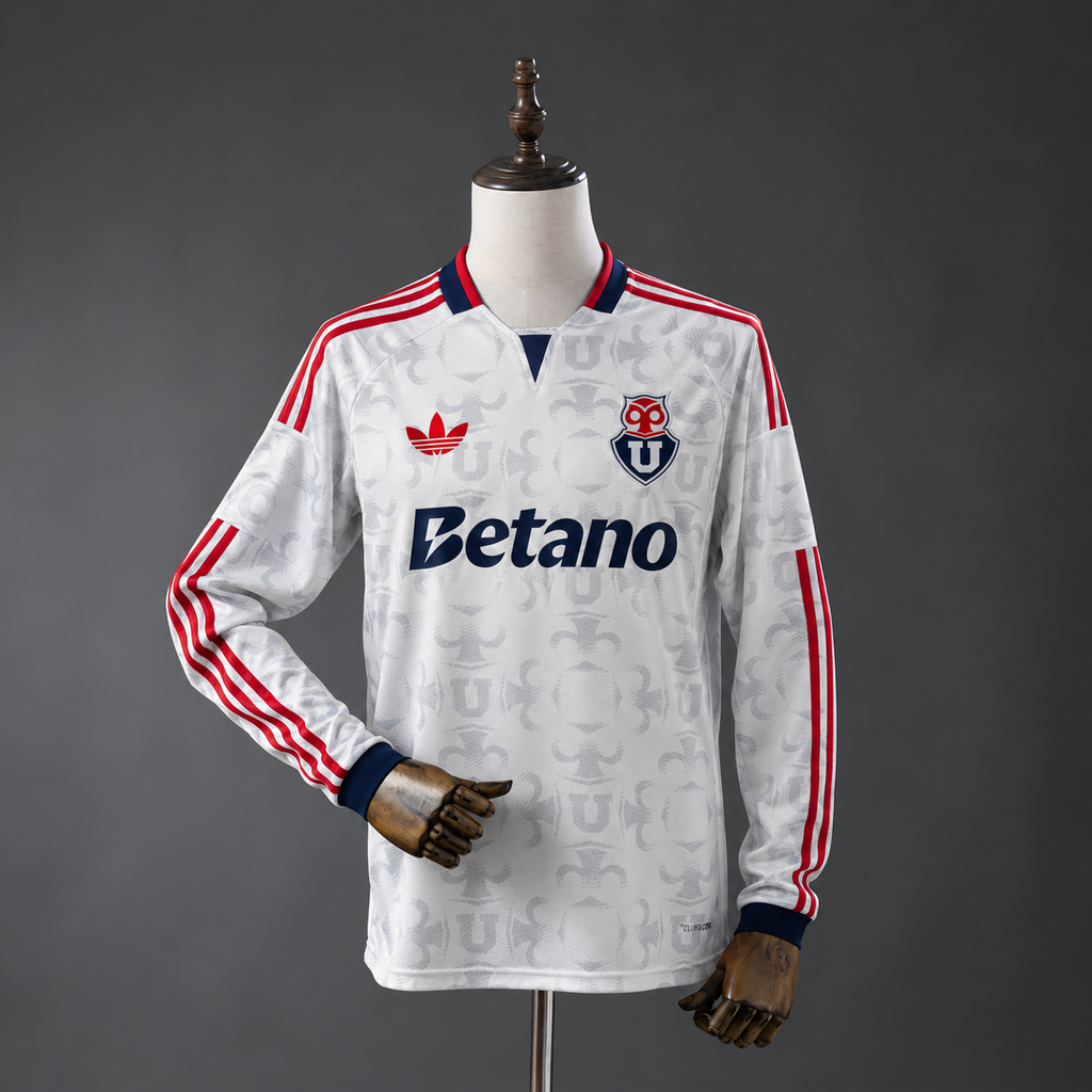 Camiseta Universidad de Chile Visitante 2027 Adultos Manga Larga