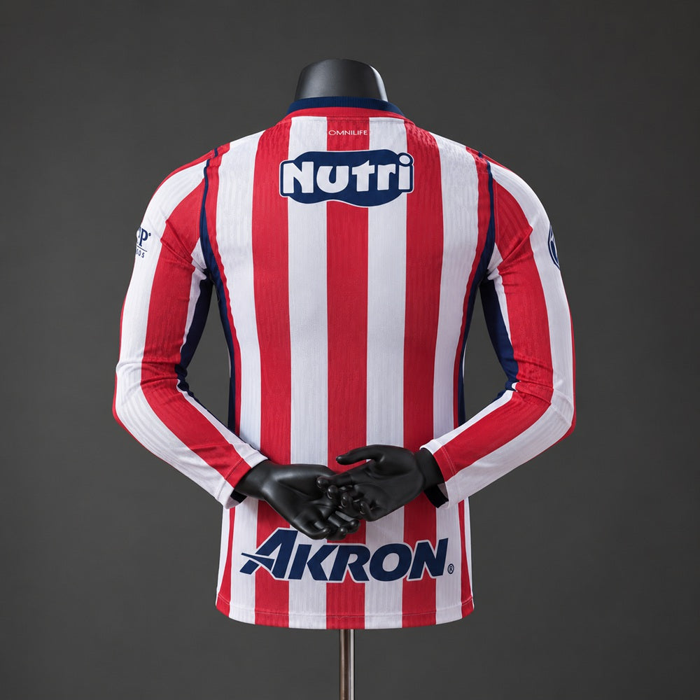 Camiseta Chivas de Guadalajara Manga Larga Local 26/27 Adultos [PLAYER VERSION]
