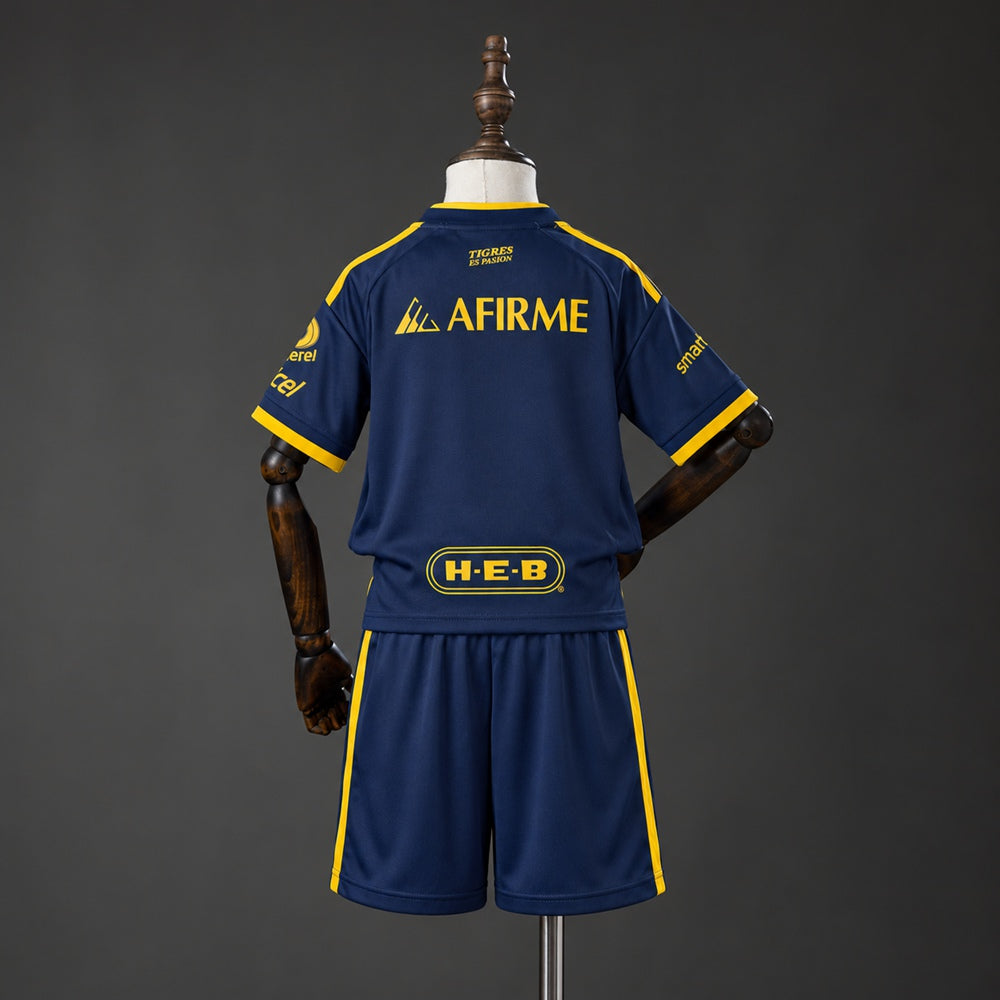 Camiseta + Short Tigres UANL Visitante 26/27 Niños