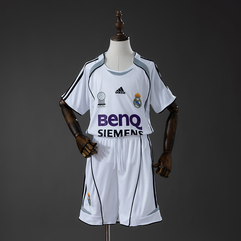 Camiseta + Short Real Madrid Local 2006/07 Niños