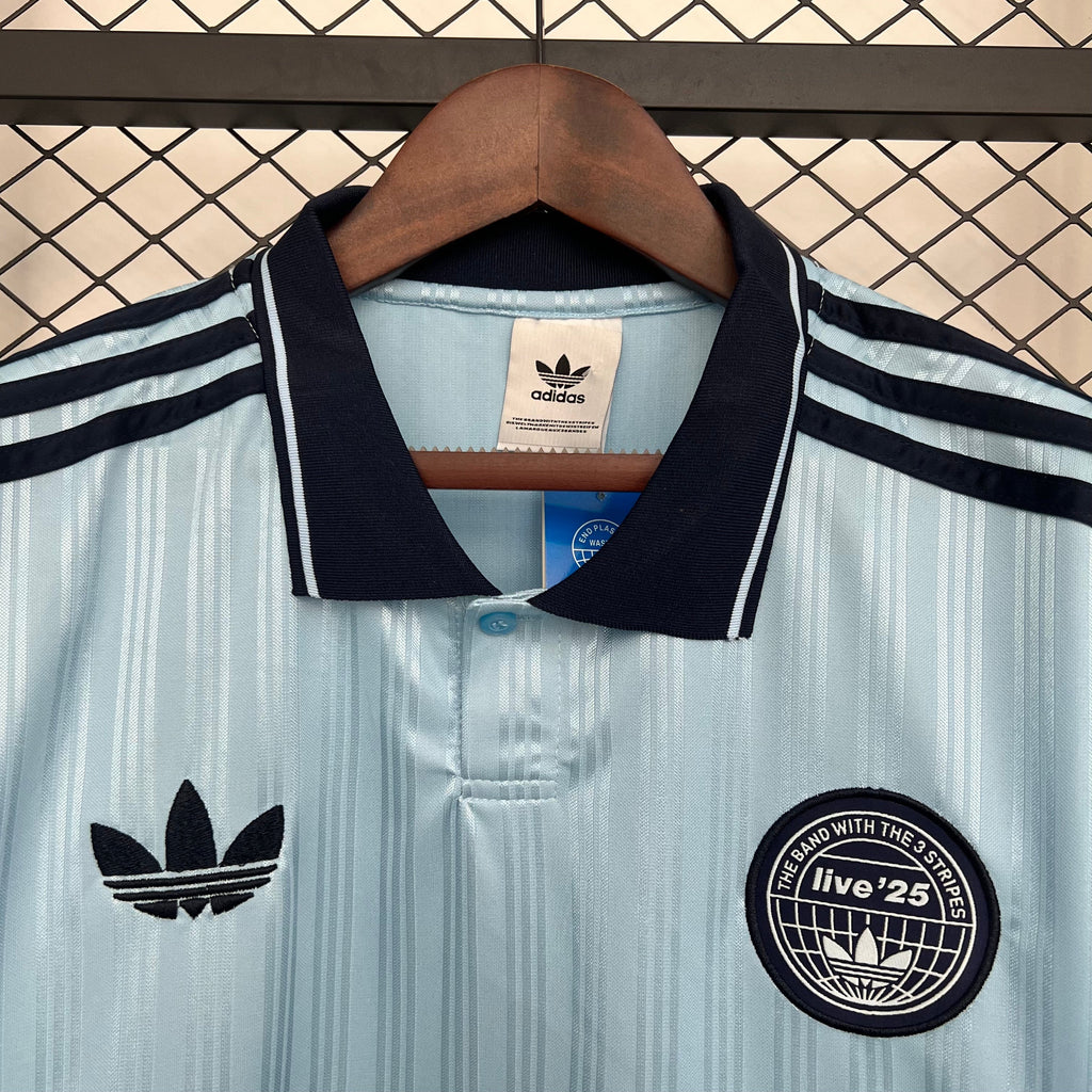 Camiseta Oasis Band Retro Blue V. 2025 Adultos