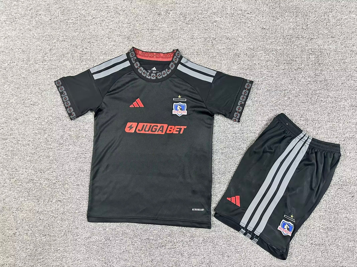 Camiseta + Short Colo-Colo 25/26 Niños Visitante