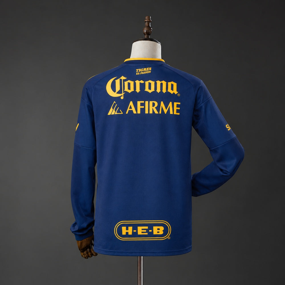 Camiseta Tigres UANL Visitante Manga Larga 26/27 Adultos