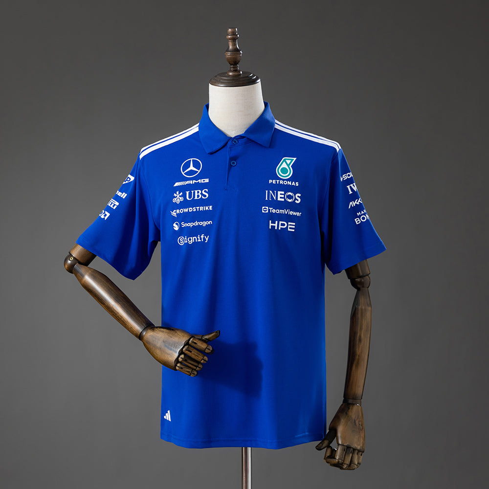Camiseta Polo Mercedes-AMG Team 2026 Blue