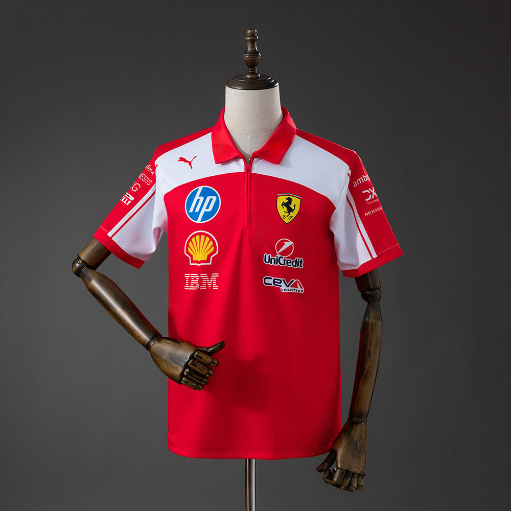 Camiseta Polo Scuderia Ferrari F1 2026 Red