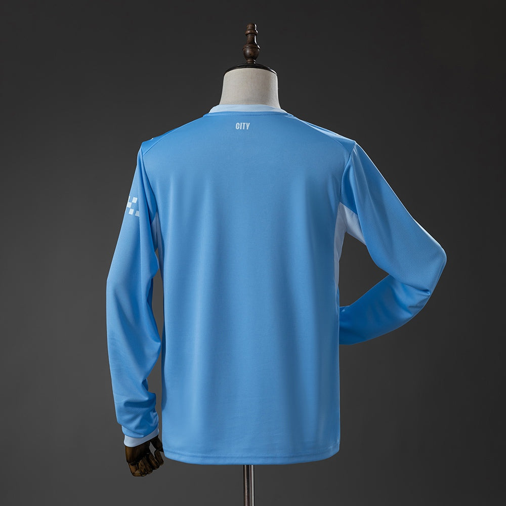 Camiseta Manchester City Local Manga Larga 26/27 Adultos