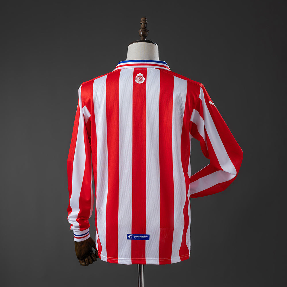 Camiseta Chivas de Guadalajara Local Manga Larga 110 Aniversario Adultos