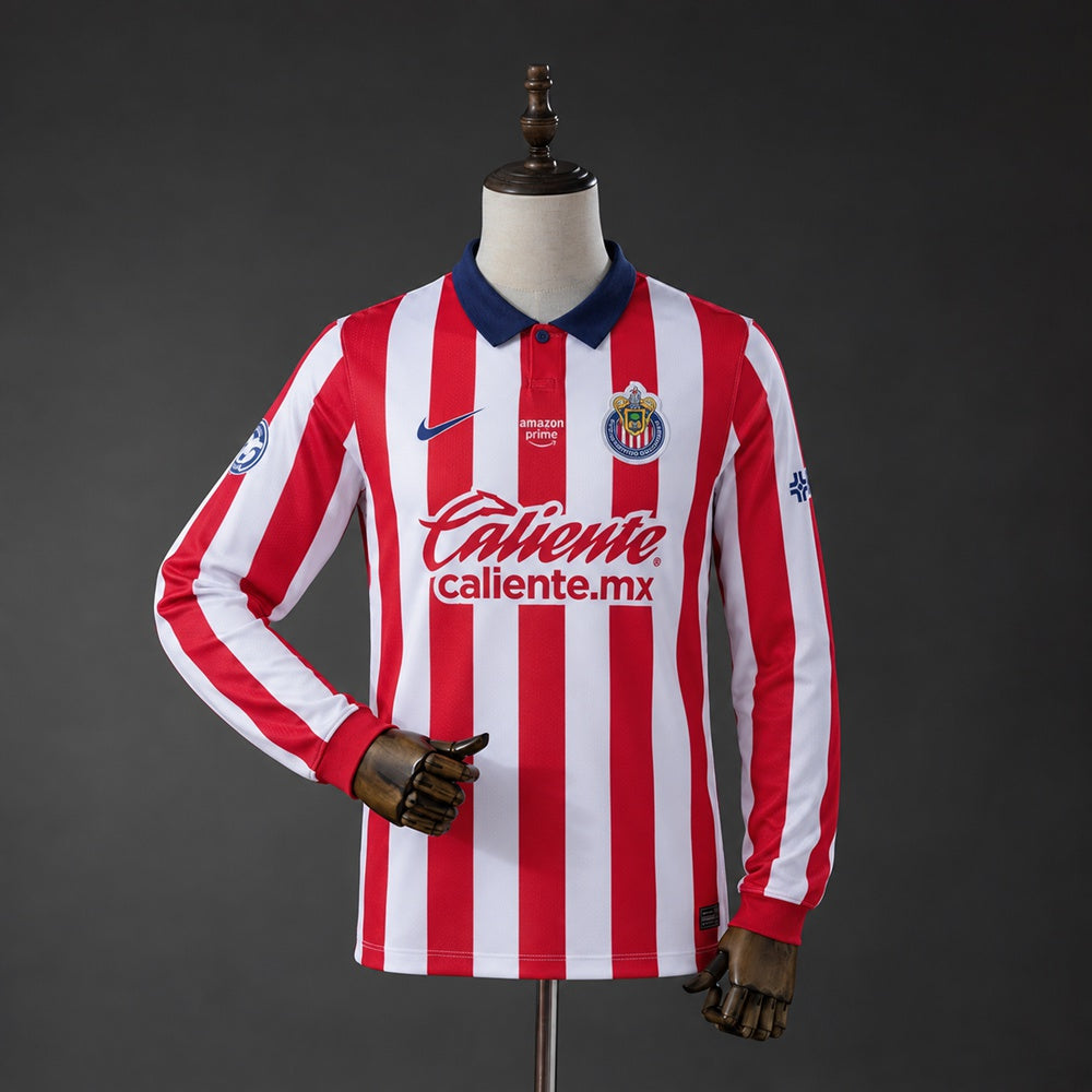 Camiseta Chivas de Guadalajara Local Manga Larga 26/27 Adultos